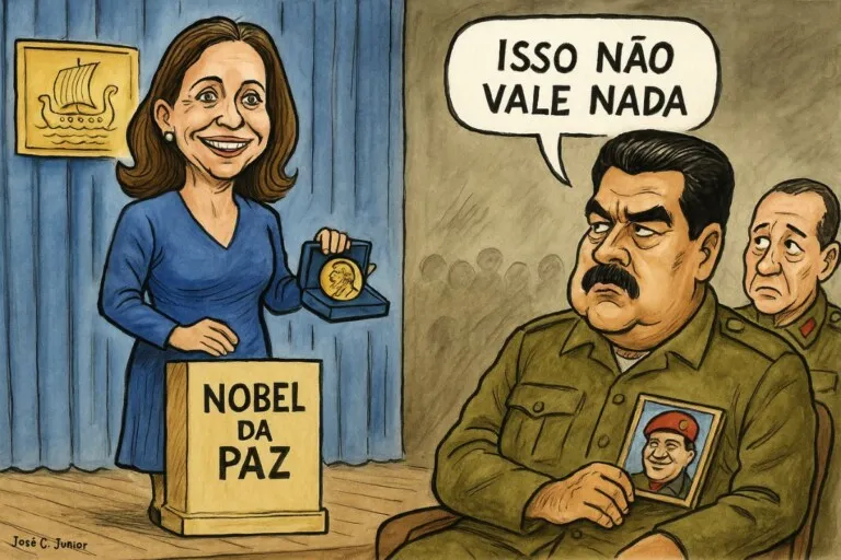 Maria Corina e o Nobel que Maduro diz não valer nada